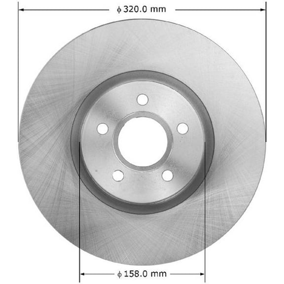 Bendix Premium Brake Rotor - PRT5962