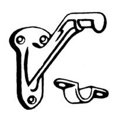 thumbnail image 1 of Schlage Builders Hardware SPS059B716-059B10 Handrail Bracket, Oil Rubber Bronze, 1 of 1