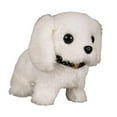 thumbnail image 4 of Almencla Interactive Electronic Puppy Plush Toy Companion Plush Animal Interaction Gift Realistic Electronic Pet for Kids Holiday Gift , White, 4 of 8