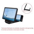thumbnail image 3 of 3D Screen Amplifier Mobile Phone Screen Video Magnifier For Cell Phone Smartphone Enlarged Screen Phone Stand Bracket Black, 3 of 10