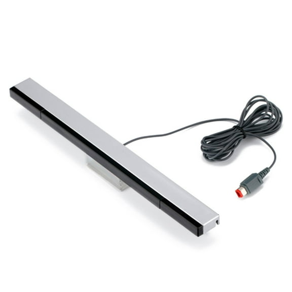 TSV Wired Infrared Sensor Bar Fit for Nintendo Wii, Wii U,  Replacement Wired IR Ray Motion Receiver Sensor Bar with Stand