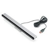 TSV Wired Infrared Sensor Bar Fit for Nintendo Wii, Wii U, Replacement Wired IR Ray Motion Receiver Sensor Bar with Stand