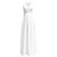 thumbnail image 4 of ICHUANYI Clearance Women's Sexy Fashion Slim Party V-neck Solid Color Mopping Long Formal Dress(White, L) ICHUANYI WER2023080812235, 4 of 9