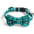 thumbnail image 3 of LAICAIW 2 Colliers pour Chats, avec Nœud Papillon Détachable Réglable et Clochette Argentée, pour Cou de Petits Chiens et Chats 7.8 Pouces-10.2 Pouces, 3 of 7