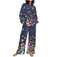 thumbnail image 2 of Ensemble de Deux Pcs pour Femmes 2023 Mode Imprimé Sweat à Manches Longues et Pantalon Ensemble de Sport Décontracté Chandails à Capuchon en Solde, 2 of 5