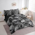 thumbnail image 3 of Castle Fairy Teens Gothic Skull Bedding Comforter Set,Camouflage King Bedding Sets, 3 of 8
