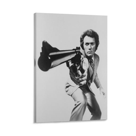 Dirty Harry Movie Poster (3) Canvas Wall Art Prints Poster Gifts Photo Picture Painting Posters Room Decor Home Decorative 12x18inch(30x45cm)