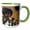 Green/White, variant on 3drose, the Flute Player, 1621 by Hendrick Terbrugghen, 11oz Magic Transforming Mug