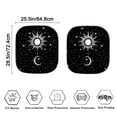 thumbnail image 3 of Yuyamidu Sun and Moon Car Windshield Cover for SUV Van Truck Accessories 2pcs Black Car Sun Shade Windshield Portable Automotive Window Sunshades Keep Your Vehicle Cool, 3 of 5