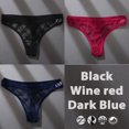 thumbnail image 1 of 3 Unids/Set Bragas G-String Ropa Interior De Encaje Mujeres Tanga Pantalones De Cintura Baja Lencería Femenina Perspectiva Calzoncillos Íntimospangjing, 1 of 4