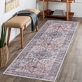 thumbnail image 3 of GLN Rugs Myra - Indoor, Machine Washable Area Rug 2'6"x7' Multi/Cream Home Carpet, 3 of 7
