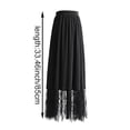 thumbnail image 2 of Byfri Black Lace Half Slip Maxi Underskirt, High Waist Petticoat Extender for Dresses, 85cm, 2 of 7