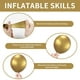 thumbnail image 3 of Kit de globos Labeol Metallic Gold, 139 unidades, con diferentes tamaños, 3 of 9