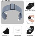thumbnail image 4 of Heytea Correa elástica Solo Loop compatible con correas de Apple Watch de 42 mm, 44 mm y 45 mm, banda trenzada de nailon elástico y hebilla ajustable, correa deportiva para hombres, 4 of 5
