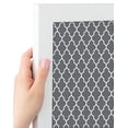 thumbnail image 4 of PinPix 30x20 Custom Cork Bulletin Board Quatrefoil Dk Grey Poster Board Has a Fabric Style Canvas Finish, Framed in Quatrefoil Dk Grey, by ArtToFrames (PinPix-583), 4 of 6