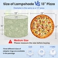 thumbnail image 2 of Lampshades 2 Pack Elegant Vintage Floral Soft Green jungle tropical 13"x13"x10" Light Shade for Table Lamps Floor Lamp Shades Lampshade Replacement Easy Assembly, 2 of 8