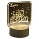 thumbnail image 2 of Xihbxyly Oferta Del Dia Bloc de Notas Acrílico Transparente Borrable Forma de Viento, Tablero de Mensajes, Luces Navideñas, Regallo para Niños, Novia, Noche Decorativa (5 Ml), 2 of 6