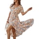 thumbnail image 5 of Txlixc Vestido sin mangas para mujer con cinturón ajustable, ropa dividida floral Txlixc  Moda, 5 of 8