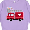 thumbnail image 3 of Inktastic Easter Red Firetruck with Pink Hearts Toddler Sweatshirt, 3 of 4