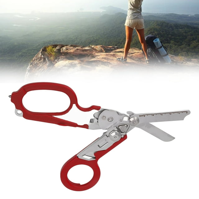 Cizallas de Emergencia, Tijeras de Rescate Compactas y Portátiles para Viajes