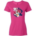 thumbnail image 3 of Inktastic Japanese Koi Fish Pond with Stars Women's T-Shirt, 3 of 5