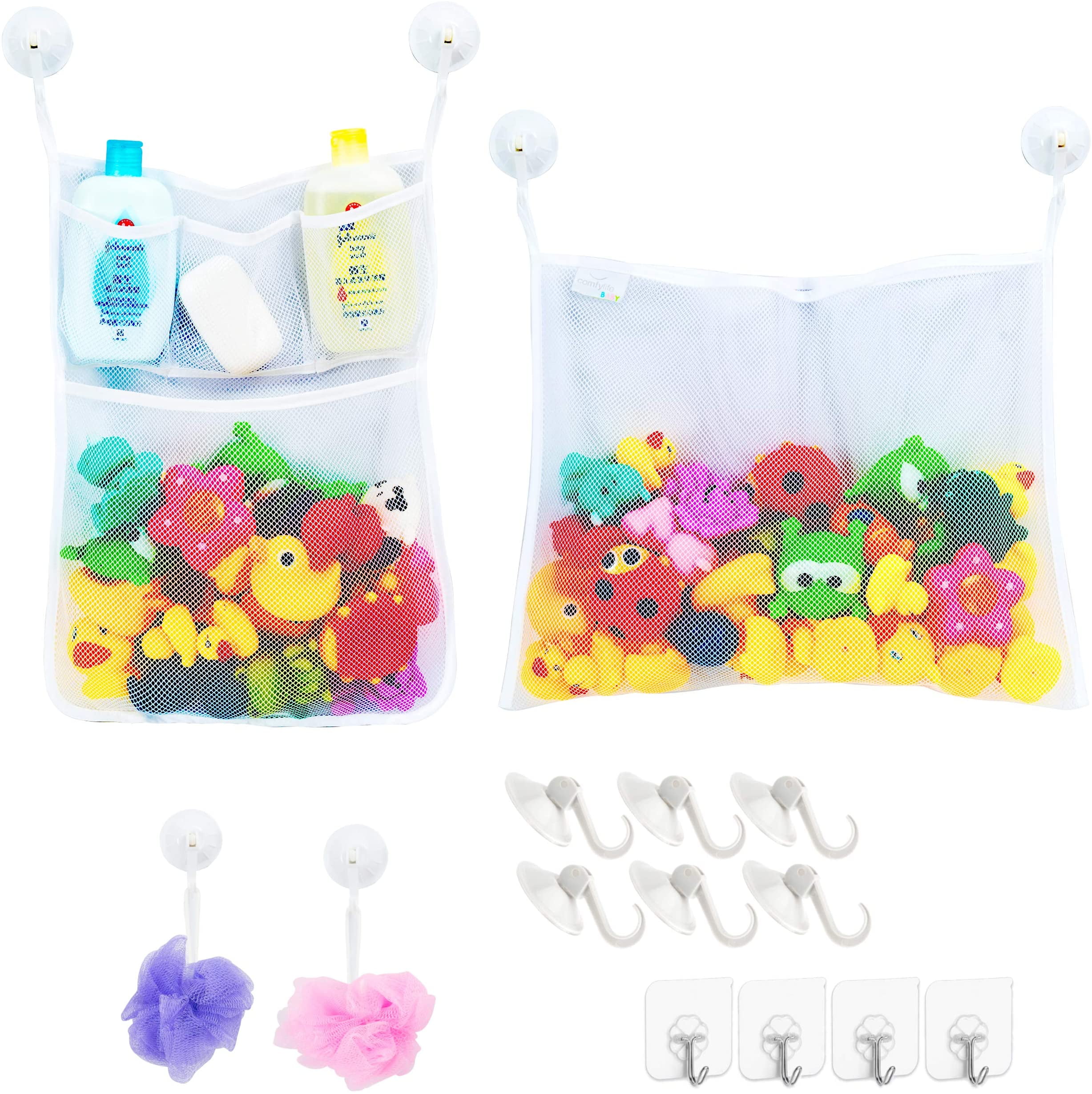 Toy Animal Baby Shower Storage Net Holder Bath Toys Mesh Bag Bathroom Organizer