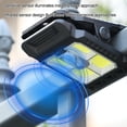 thumbnail image 6 of Solar Clip Lights Outdoor Motion Security IP65 Waterproof Wireless Fence Light for Garden Patio Deck Gutter Pathway Warm White LED Lamps Auto On Off Solar Powered, 6 of 7