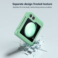 thumbnail image 6 of for Samsung Galaxy Z Flip 5 Case, [Hinge Protection] [Anti-Fingerprint Matte Finish] Slim Fit Full-Body Shockproof Hard PC Protective Phone Case for Samsung Galaxy Z Flip 5 5G, Green, 6 of 6