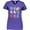 Purple, variant on Inktastic Wild Flower Chart Women's V-Neck T-Shirt