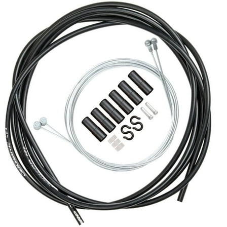 WHAMVOX  Universal Bike Brake Cable Black Hose Set Replacement Kit