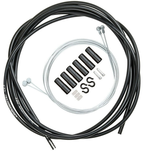 WHAMVOX  Universal Bike Brake Cable Black Hose Set Replacement Kit