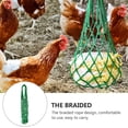 thumbnail image 2 of Mangeoires Suspendues pour Cerf Sac en Filet d'Alimentation en Nylon Filet Vert pour Ferme 1 Pce, 2 of 7