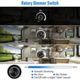 thumbnail image 3 of Professional 2 Gang LED Dimmer Switches for LED Lighting Systems Enduring, 3 of 7
