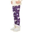 thumbnail image 5 of Uccdo Toddler Girls Winter Warm Fleece Lined Leggings Teenage Little Girl Thicken Floral Tights Long Pants 3-13Y, 5 of 7