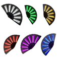 thumbnail image 1 of Ventilador Led plegable, iluminación de alto brillo, uso amplio, luces decorativas sin calefacción, ventilador brillante duradero multicolor para Club nocturno, 1 of 5