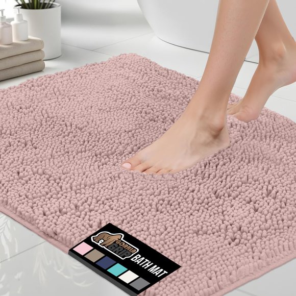 Alfombra de baño GORILLA GRIP, suave y absorbente, felpilla, 30 x 50 cm