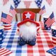thumbnail image 4 of Rourlinge US Independence Day Faceless Doll with Hat, Patriotic Plush Dwarf Toy, Red White Blue July 4th Decor for Mantel Window Display, Novelty Patriotic Party Prop, 4 of 6