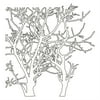 The Crafter's Workshop Stencil, 12" x 12", Branches