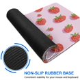 thumbnail image 6 of Stunning Large Gaming Mouse Pad with Chic Summer Fruits & Strawberry Leaves Print - Non-Slip, Mousemat Waterproof - 31.5x11.8 inch, 6 of 7