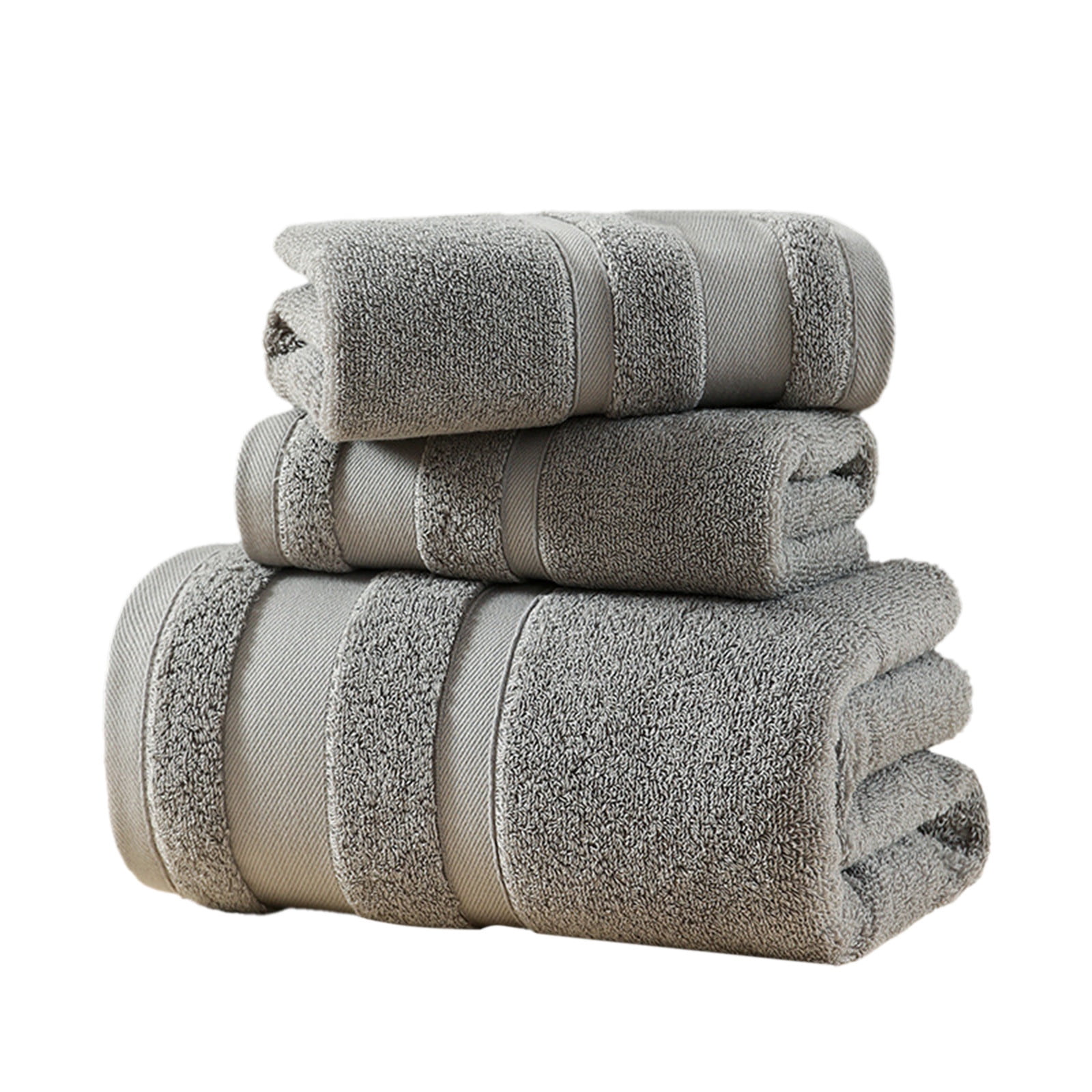 Bath Towel Three Piece Set Bath Towel Cotton Large Bath Towel Soft Absorbent Bathroom Bath Towel Gift Set