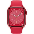 thumbnail image 2 of Restored Apple Watch Series 8 GPS 41mm (PRODUCT)RED Aluminum Case with (PRODUCT)RED Sport Band - S/M (Refurbished), 2 of 2