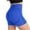 Blue #51, variant on Booty Contour Seamless Workout Biker Shorts for Women Tummy Control High Waisted Athletic Running Yoga Short 5" Light Purple XL
