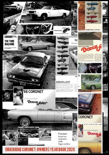 1968 DODGE CORONET OWNERS YEARBOOK - 2020