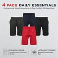 thumbnail image 4 of BenBen Men’s Athletic Shorts – Terry Jogger Style for Workout Running, Training & Gym - 4 Pack, 4 of 7