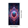 thumbnail image 3 of Neon Geometric Star Banner Backdrop Futuristic Cosmic Wall Art for Party Decorations Events Room Decor Photography Props and Background, 3 of 4