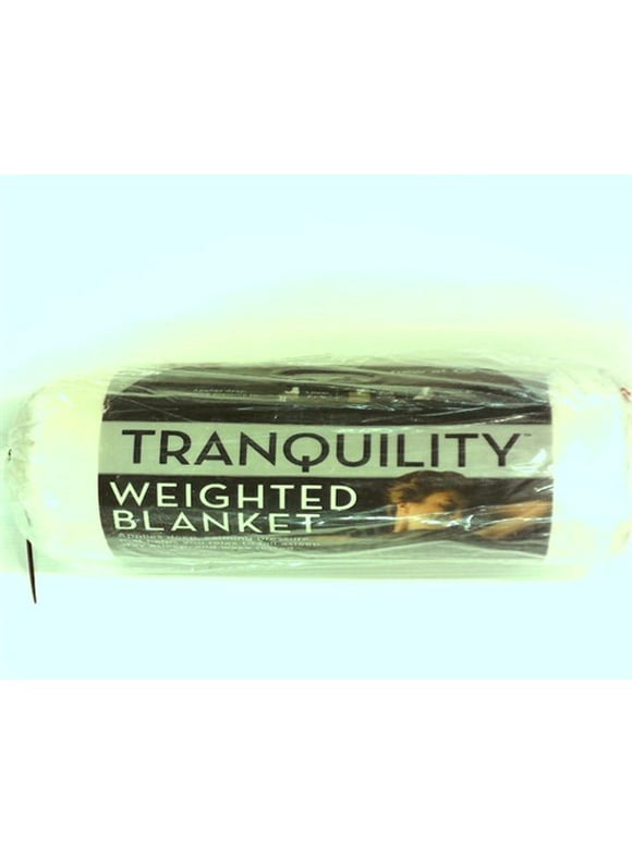Tranquility 12lb Weighted Throw Blanket, Twin White