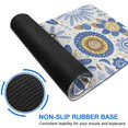 thumbnail image 6 of Long Mouse Pads for Desk,Blue and Yellow Pioneer Flower Desk Mats on Top Of Desks, Desk Mouse Pad Extra Large with 3mm Non-Slip Base and Stitched Edge for Gaming,Office,Work,Home 35.4"x15.7", 6 of 6