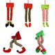 thumbnail image 5 of Naiovety Christmas Legs Pendant Climbing Window Outdoor Holiday Ornament with Living Xmas Shoes Stuffed Year New Room Feet Kits de decoración para fiestas No.1 Naiovety HA045654-01, 5 of 6