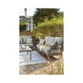 thumbnail image 4 of Bowery Hill Contemporary Outdoor Fabric Sofa with Cushion in Gray, 4 of 8