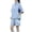 Blue, variant on ibiyuan 2 Piece Sets For Women Going Out Women's Summer Outdoor Sportswear Short Sleeve Windbreaker Jacket and Shorts Set Lightweight Breathable Workout Suit